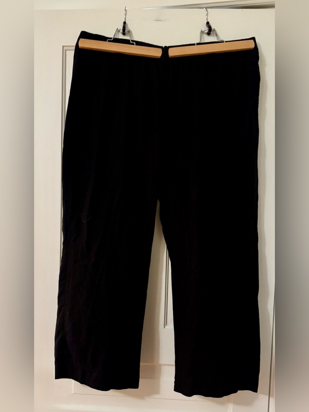 Women's Old Navy Elastic Waist Wide Leg Black Pants